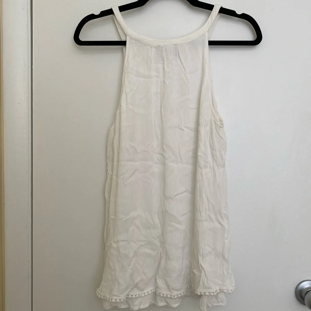 Lumiere White Blouse, Size Large - Picture 6 of 7